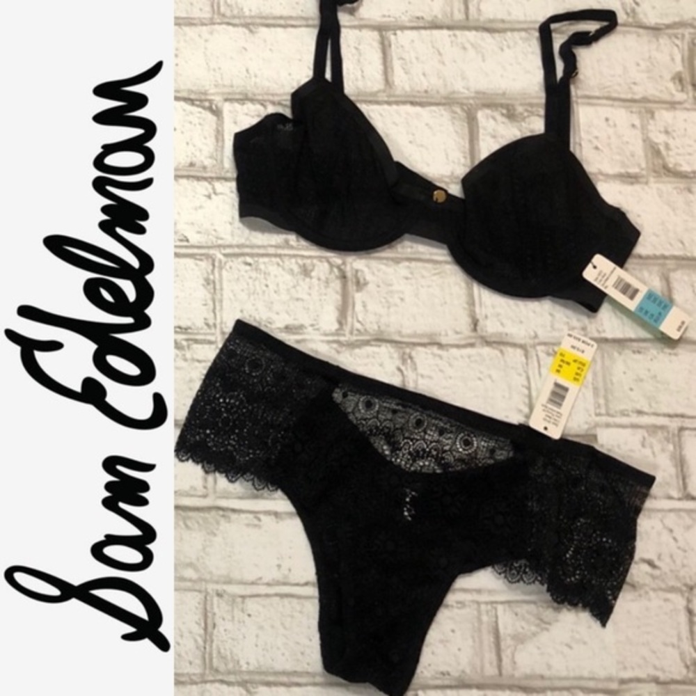 NEW! Sam Edelman Bra & Panty 2 pc Set
